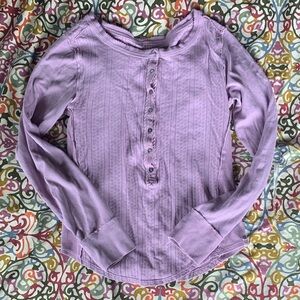 Free People - We the Free - Lavender Henley